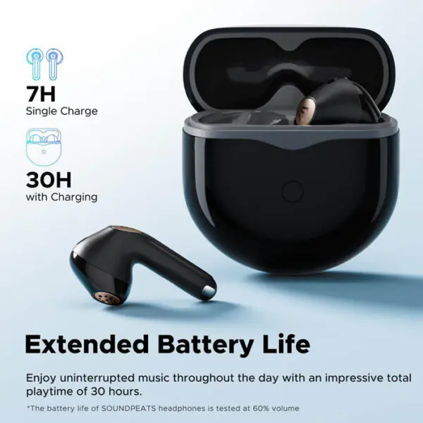 Air 4 Lite Soundpeats - 6 Mics With AI Noise Cancellation LDAC - Image 2