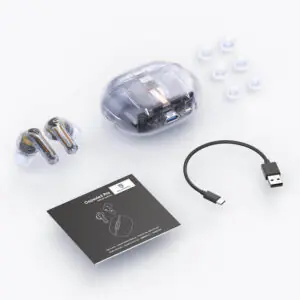 Soundpeats Capsule 3 Pro Hybrid ANC Earbuds Transparent White