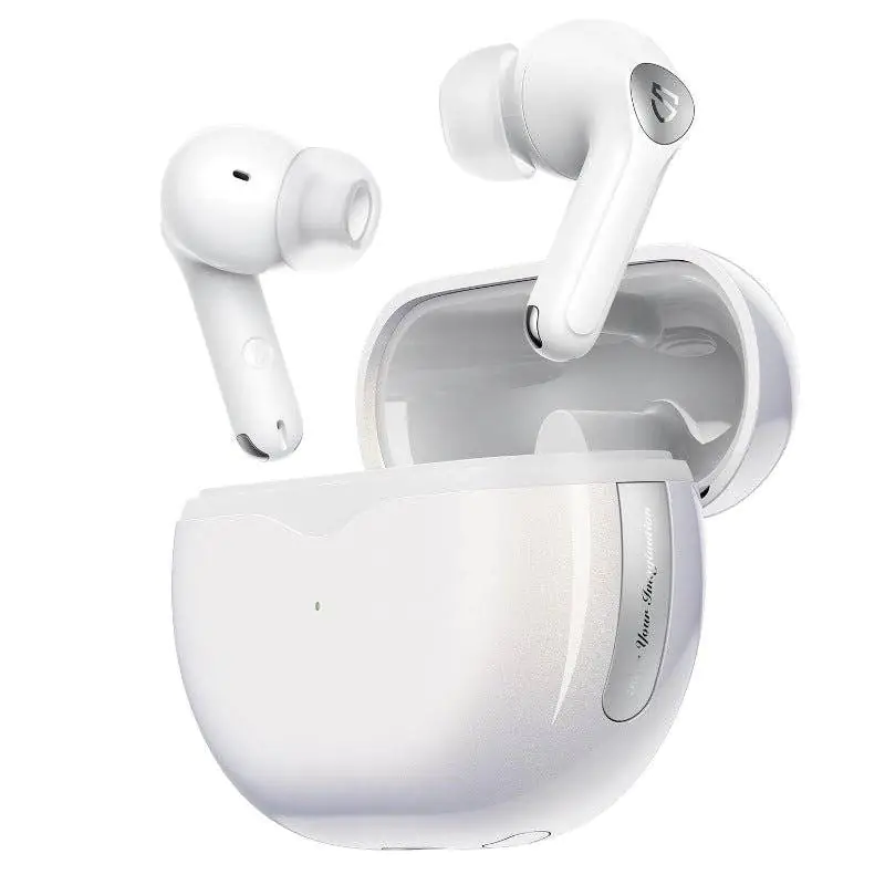 Soundpeats Air 4 Pro - Snapdragon aptX With Triple Tronic ANC Hybrid Earbuds - White