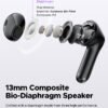 soundpeats air5 earbuds in black