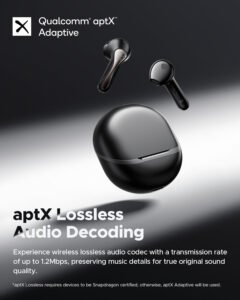 soundpeats air5 earbuds in black