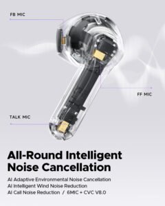 soundpeats air5 earbuds in black