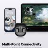 soundpeats air5 earbuds in black