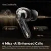Soundpeats T3 Pro ANC Bluetooth Earbuds in black